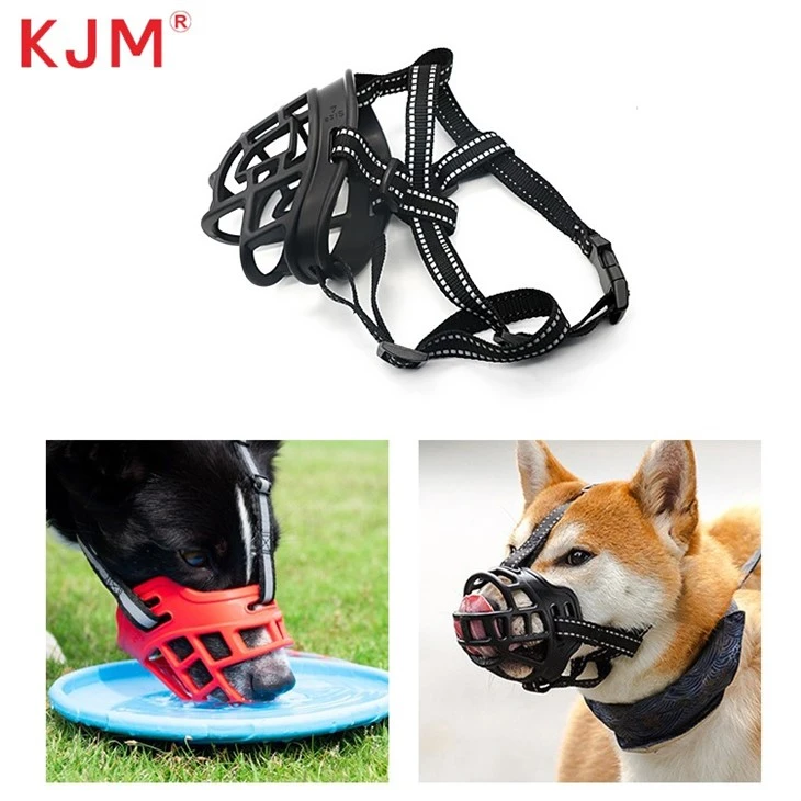 Adjustable Reflective Strap Muzzle For Dogs manufacturers